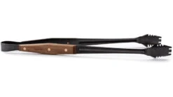 Barebones Cowboy Grill Tongs -Barebones opplanet barebones cowboy grill tongs stainless steel natural walnut 16 l x 4 5 w x 1 5 h inches ckw 462 av 6