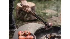 Barebones Cowboy Grill Tongs -Barebones opplanet barebones cowboy grill tongs stainless steel natural walnut 16 l x 4 5 w x 1 5 h inches ckw 462 av 8