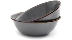 Barebones -Barebones opplanet barebones enamel bowl set set of 2 slate gray ckw 357 main