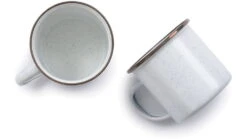 Barebones Enamel Cup Set - Set Of 2 -Barebones opplanet barebones enamel cup set set of 2 eggshell ckw 393 av 1