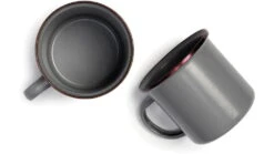 Barebones Enamel Cup Set - Set Of 2 -Barebones opplanet barebones enamel cup set set of 2 slate gray ckw 356 av 1
