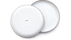 Barebones Enamel Deep Plate Set - Set Of 2 -Barebones opplanet barebones enamel deep plate set set of 2 eggshell ckw 391 av 1