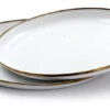 Barebones Enamel Deep Plate Set - Set Of 2 2 Barebones Enamel Deep Plate Set - Set Of 2 -Barebones opplanet barebones enamel deep plate set set of 2 eggshell ckw 391 main