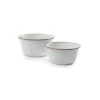 Barebones Enamel Mixing Bowl Set -Barebones opplanet barebones enamel mixing bowl set eggshell ckw 397 main