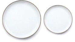Barebones Enamel Salad Plate - Set Of 2 -Barebones opplanet barebones enamel salad plate set of 2 eggshell 8in ckw 392 av 1