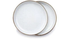 Barebones Enamel Salad Plate - Set Of 2 -Barebones opplanet barebones enamel salad plate set of 2 eggshell 8in ckw 392 av 2