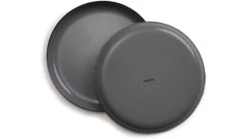 Barebones Enamel Salad Plate - Set Of 2 -Barebones opplanet barebones enamel salad plate set of 2 slate gray 8in ckw 374 av 1