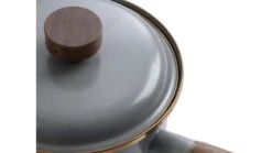 Barebones Enamel Saucepan -Barebones opplanet barebones enamel saucepan slate gray ckw 377 av 6