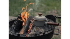 Barebones Enamel Saucepan -Barebones opplanet barebones enamel saucepan slate gray ckw 377 av 7