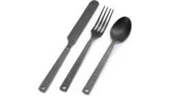 Barebones Flatware Set -Barebones opplanet barebones flatware set matte black ckw 370 av 1