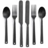 Barebones Flatware Set 2 Barebones Flatware Set -Barebones opplanet barebones flatware set matte black ckw 370 main