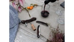 Barebones Folding Picnic Knife -Barebones opplanet barebones folding picnic knife 50cr15 stainless steel hardwood ckw 363 av 7