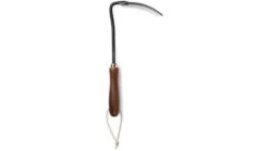 Barebones -Barebones opplanet barebones square hand hoe wooden handle heat treated stainless steel blade gdn 054 av 1